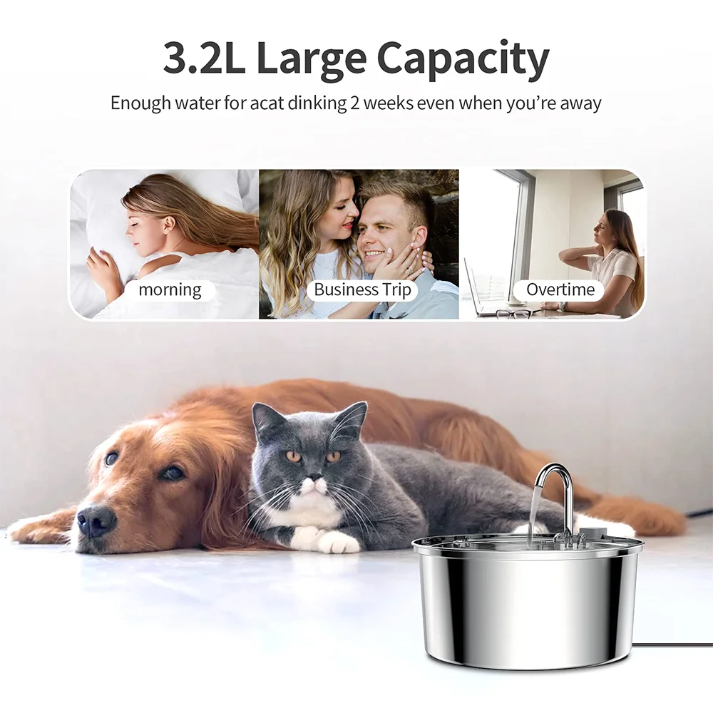 3 Liters Water Fountain for Cats