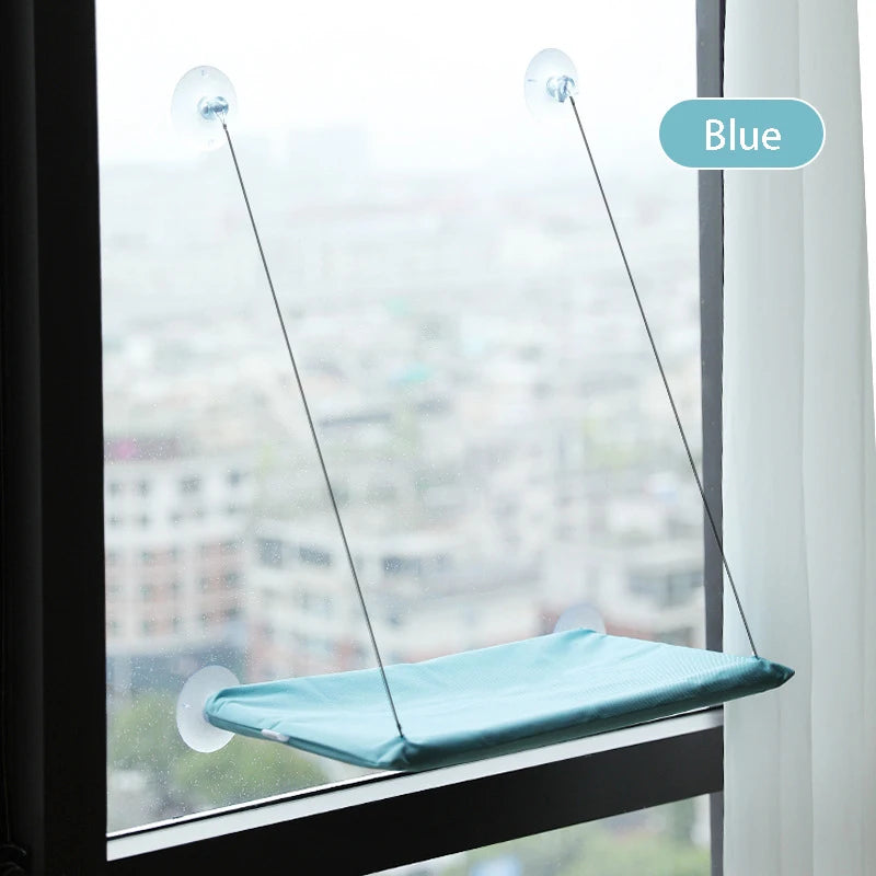 S221cfaee5SkyNap Suction Cat Window Bed Hammock Blue
