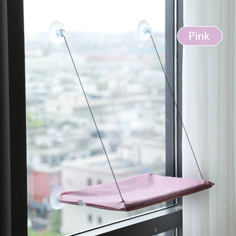 S221cfaee5SkyNap Suction Cat Window Bed Hammock Pink
