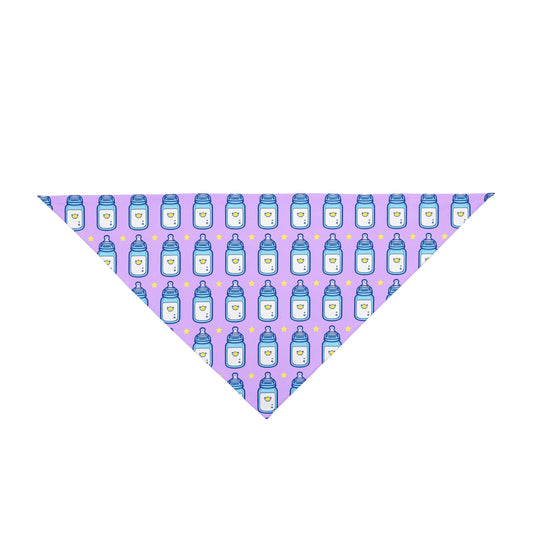 Big Brother Dog Bandana – Baby Bottles and Stars
