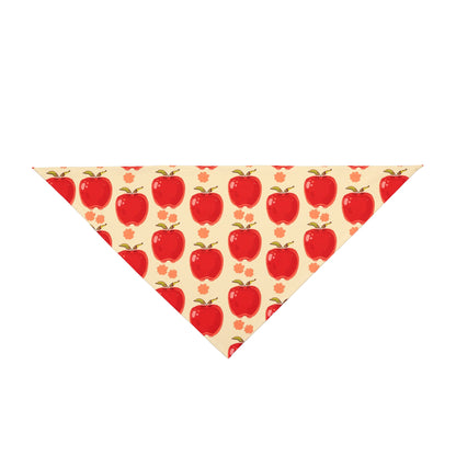 Fall Dog Bandana – Red Apples