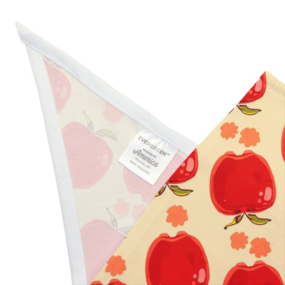 Fall Dog Bandana – Red Apples – photo 3