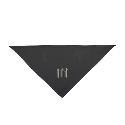 Halloween Bandana for Dog – Haunted Houses and Iron Gates