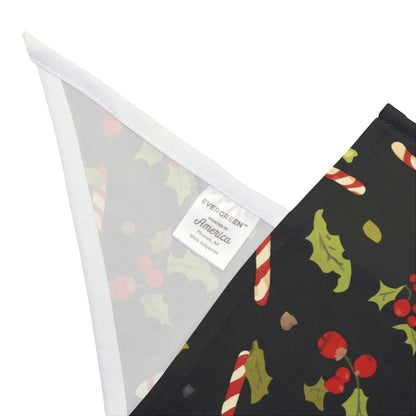 Dog Christmas Bandana – Candy Canes, Holly and Gingerbread