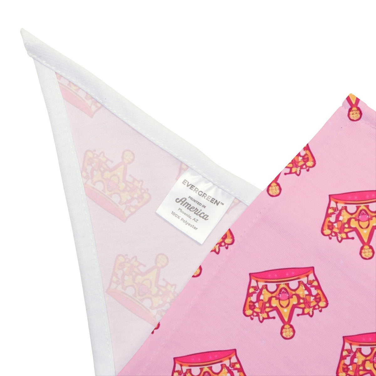 Big Sister Dog Bandana – Pink Princess Tiaras – photo 3
