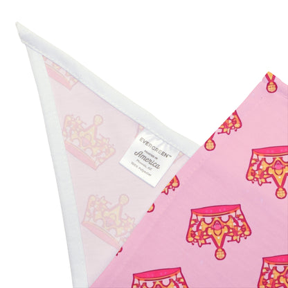 Big Sister Dog Bandana – Pink Princess Tiaras – photo 3