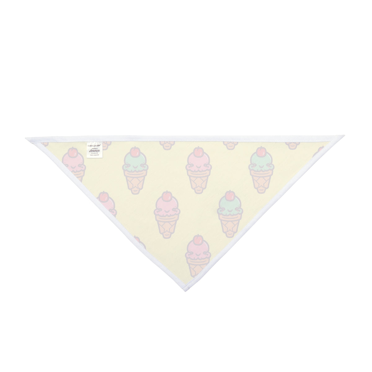 Dog Birthday Bandana – Ice Cream Cones – photo 2