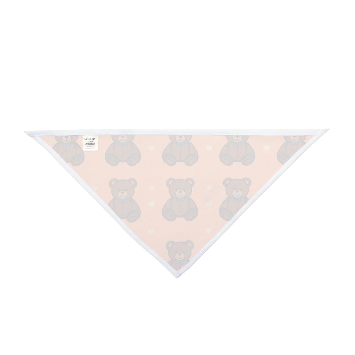 Big Brother Dog Bandana – Teddy Bears and Hearts – photo 2