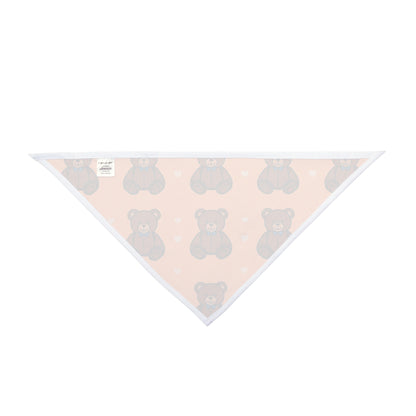 Big Brother Dog Bandana – Teddy Bears and Hearts – photo 2