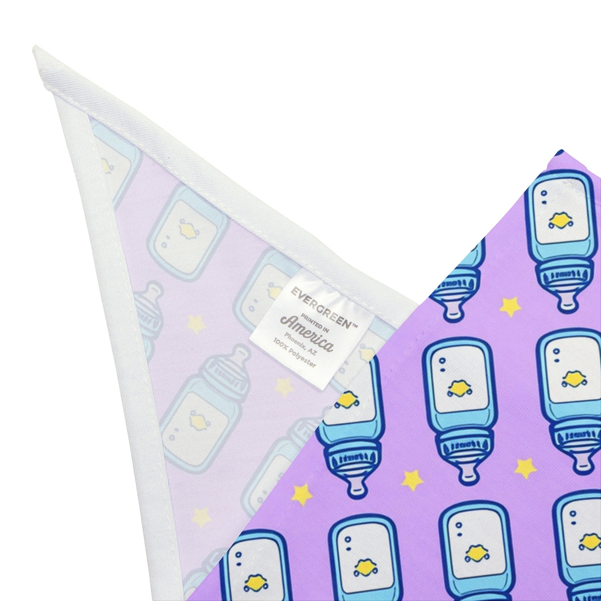Big Brother Dog Bandana – Baby Bottles and Stars – photo 3