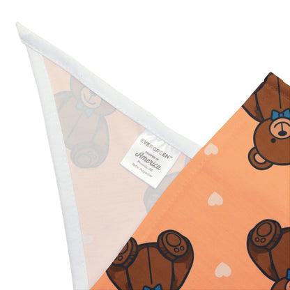 Big Brother Dog Bandana – Teddy Bears and Hearts – photo 3