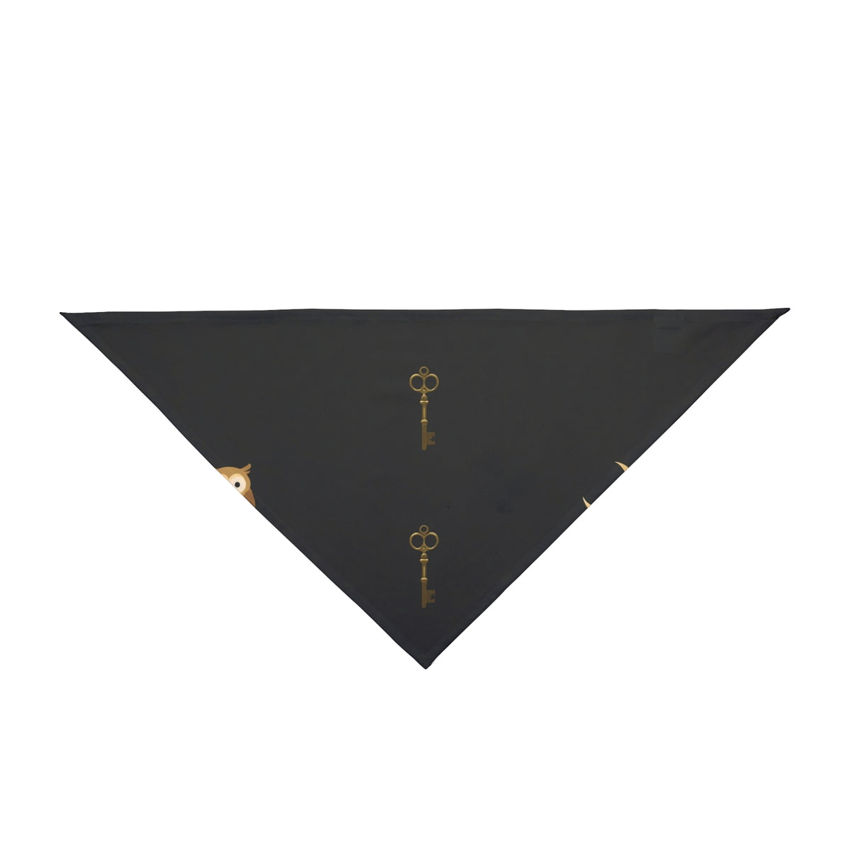 Halloween Pet Bandana – Owls and Antique Keys
