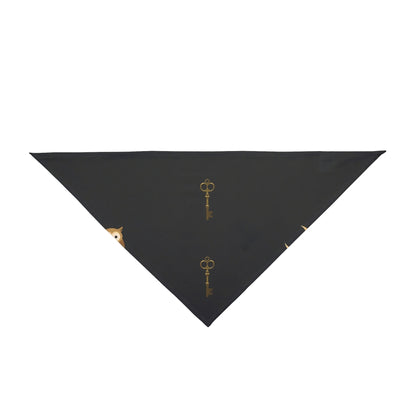 Halloween Pet Bandana – Owls and Antique Keys