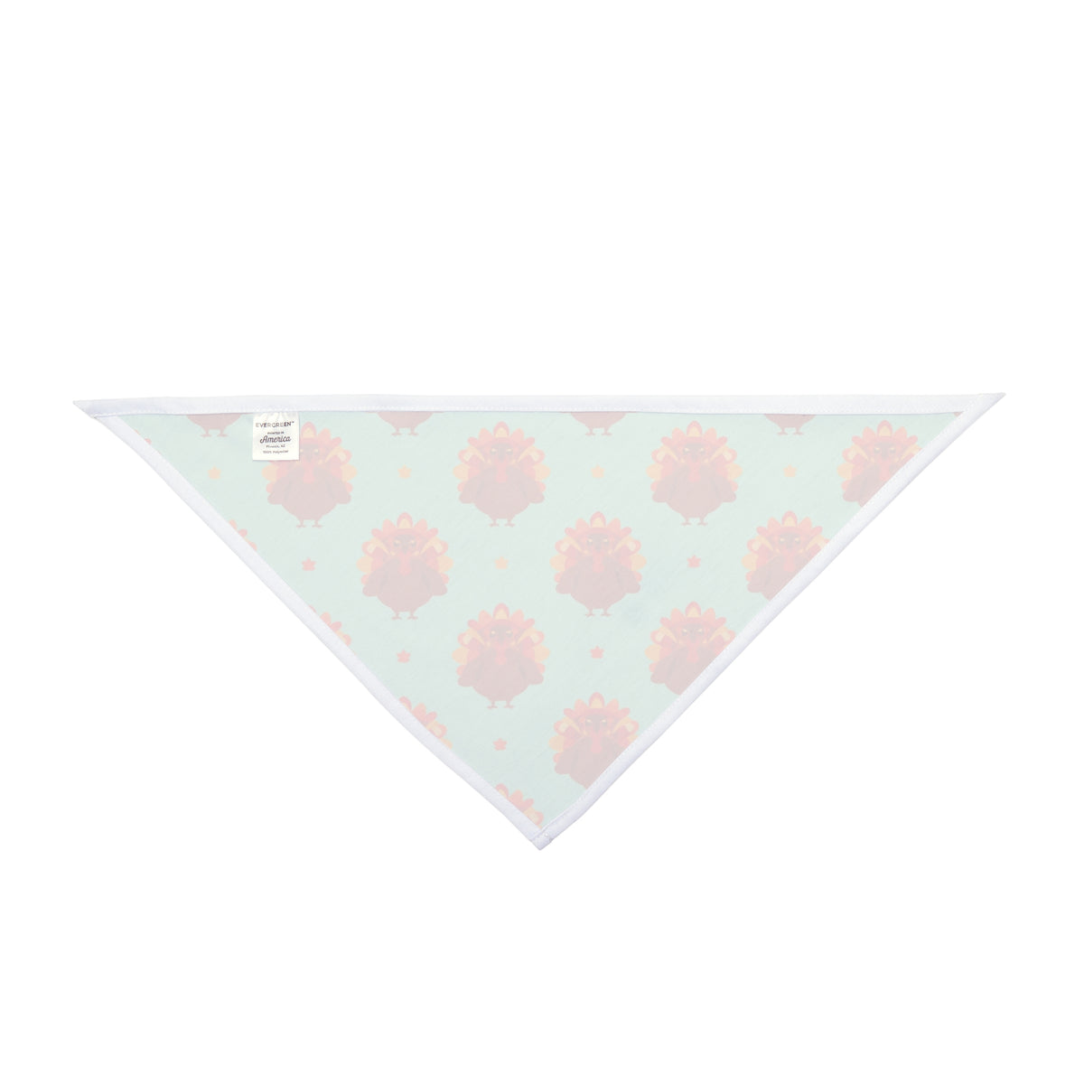 Thanksgiving Dog Bandana – Turkeys and Autumn Leaves – photo 2