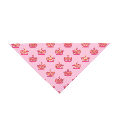Big Sister Dog Bandana – Pink Princess Tiaras