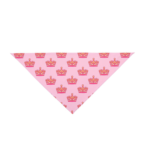 Big Sister Dog Bandana – Pink Princess Tiaras