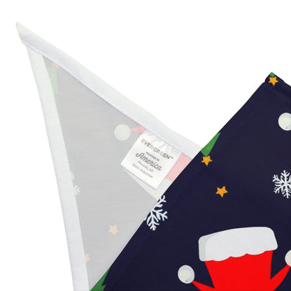 Dog Christmas Bandana – Santa Hats, Snowflakes and Trees