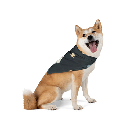 Cat Halloween Bandana – White Cats and Fish