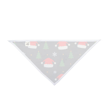 Dog Christmas Bandana – Santa Hats, Snowflakes and Trees