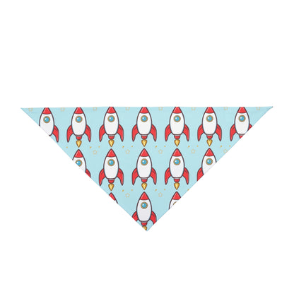 Big Brother Dog Bandana – Rocket Ships and Stars