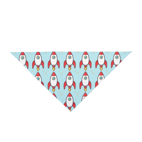 Big Brother Dog Bandana – Rocket Ships and Stars