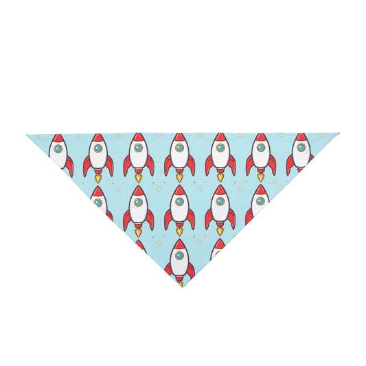 Big Brother Dog Bandana – Rocket Ships and Stars