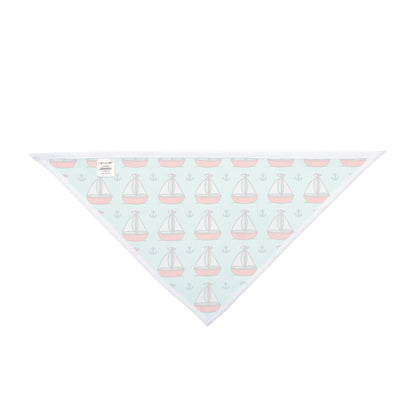 Big Brother Dog Bandana – Sailboats and Anchors – photo 2