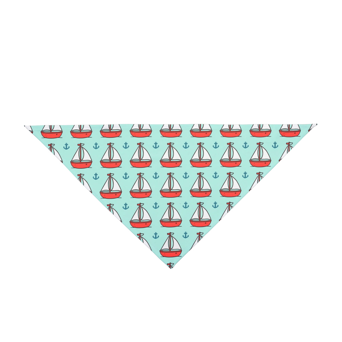 Big Brother Dog Bandana – Sailboats and Anchors