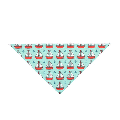 Big Brother Dog Bandana – Sailboats and Anchors