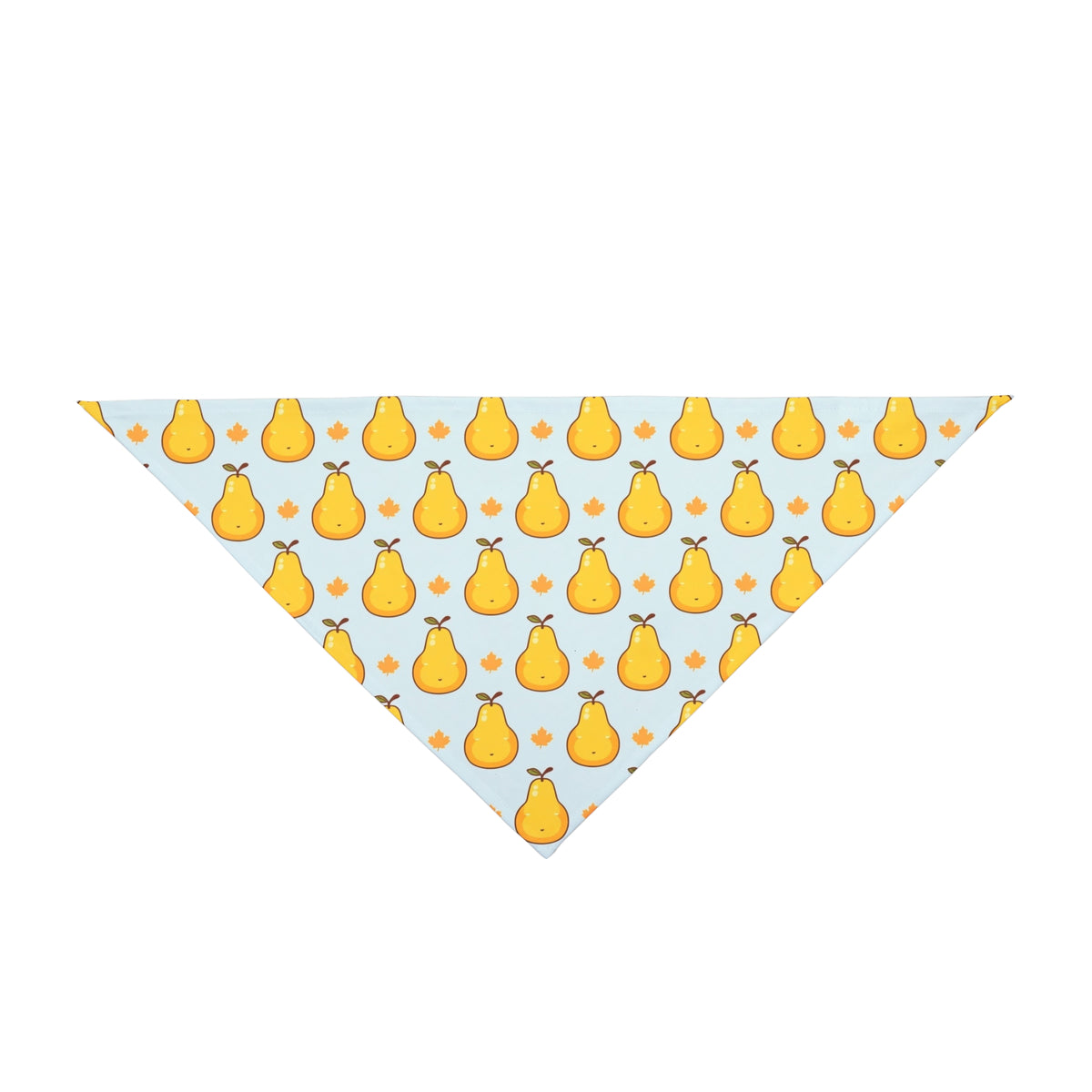 Fall Dog Bandana – Golden Pears and Maple Leaves