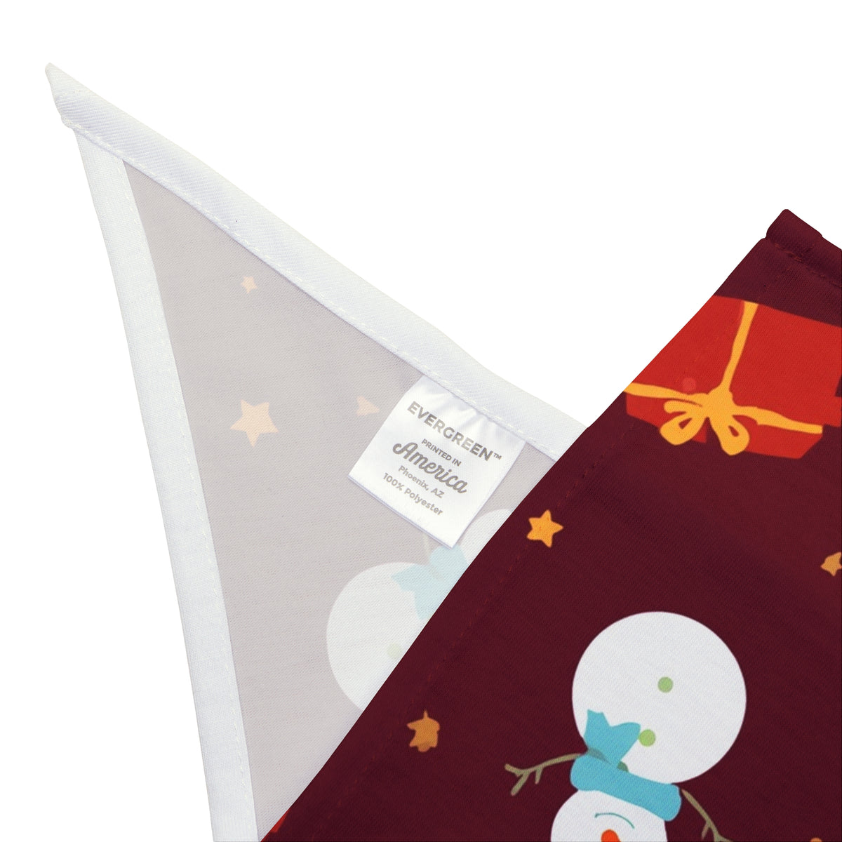 Dog Christmas Bandana – Gifts, Snowmen and Stars