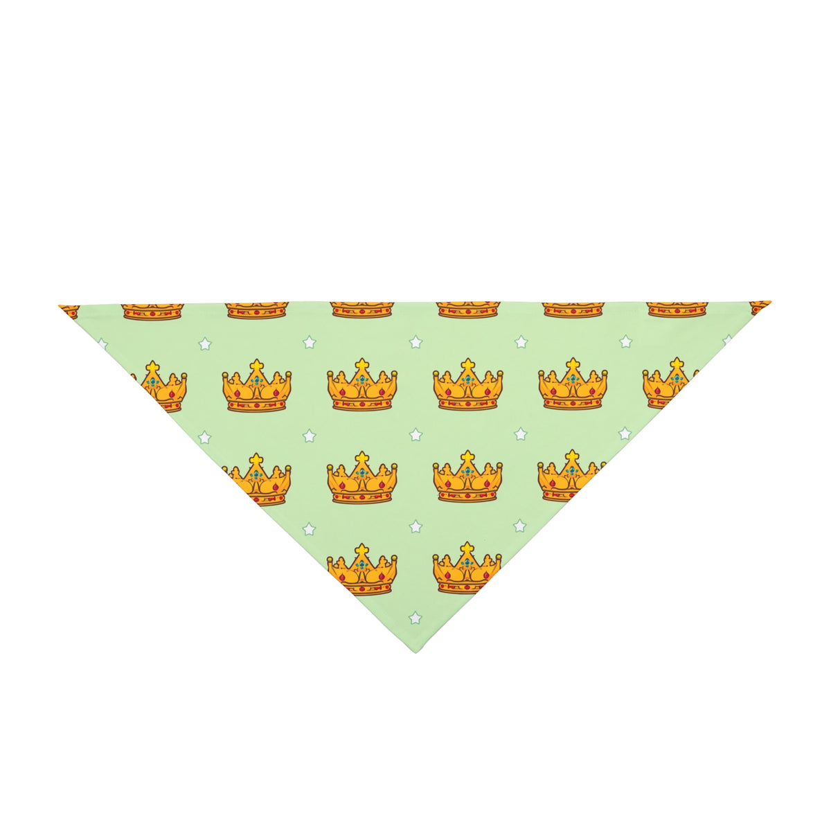 Big Brother Dog Bandana – Golden Crowns and Stars