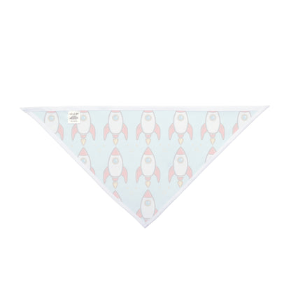 Big Brother Dog Bandana – Rocket Ships and Stars – photo 2