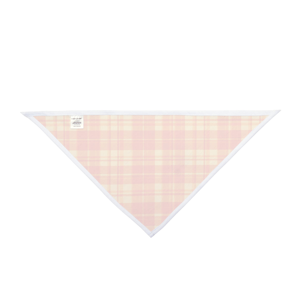 Fall Dog Bandana – Orange Flannel Plaid – photo 2