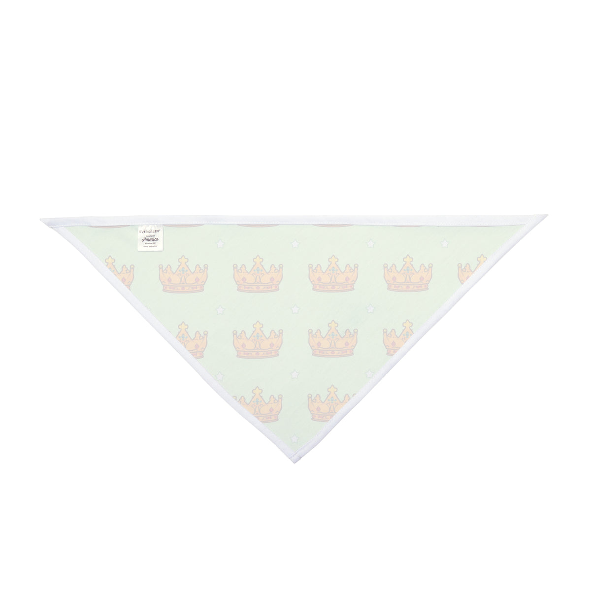 Big Brother Dog Bandana – Golden Crowns and Stars – photo 2