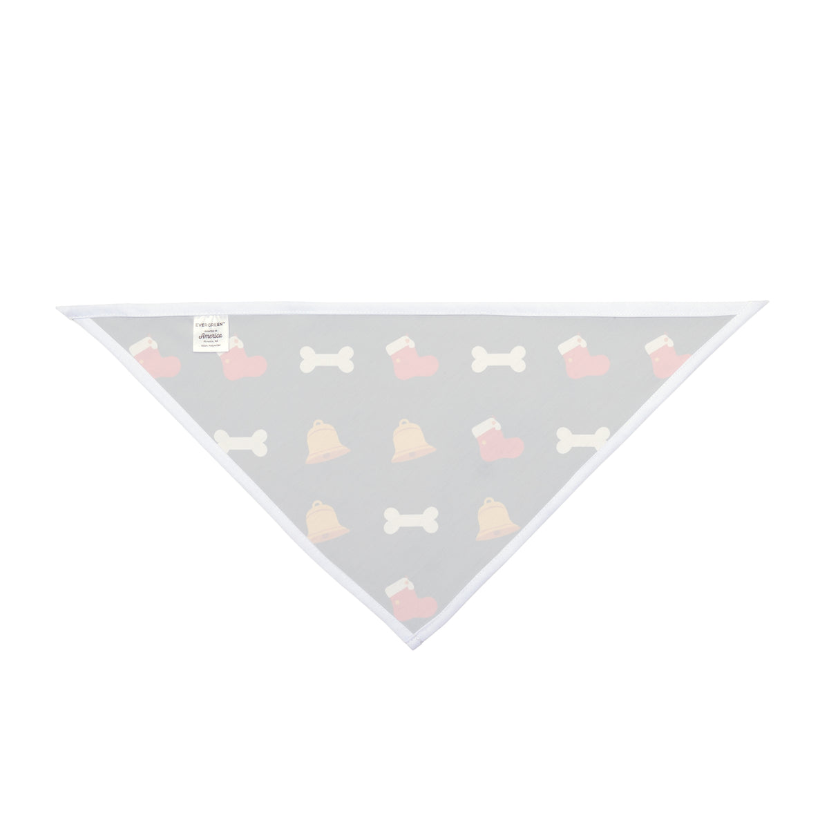 Dog Christmas Bandana – Stockings, Bones and Bells