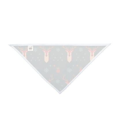 Dog Christmas Bandana – Reindeer, Ornaments and Snowflakes