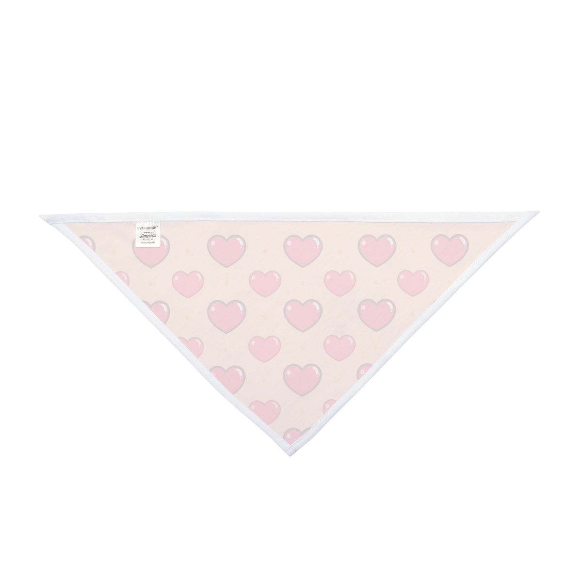 Big Sister Dog Bandana – Pink Hearts and Stars – photo 2