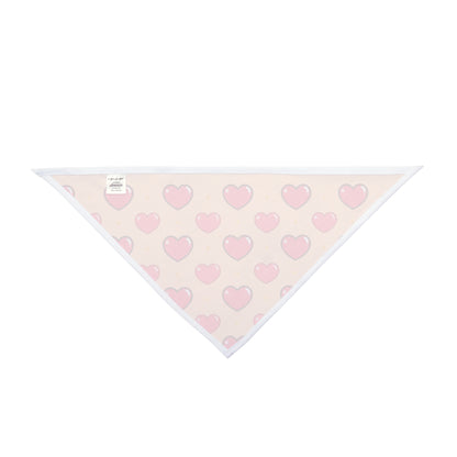 Big Sister Dog Bandana – Pink Hearts and Stars – photo 2