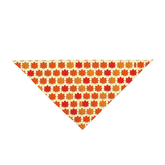 Fall Dog Bandana – Maple Leaves