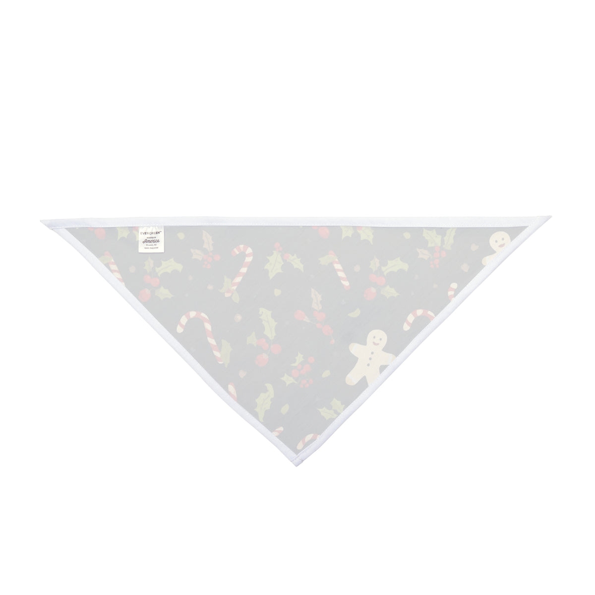 Dog Christmas Bandana – Candy Canes, Holly and Gingerbread
