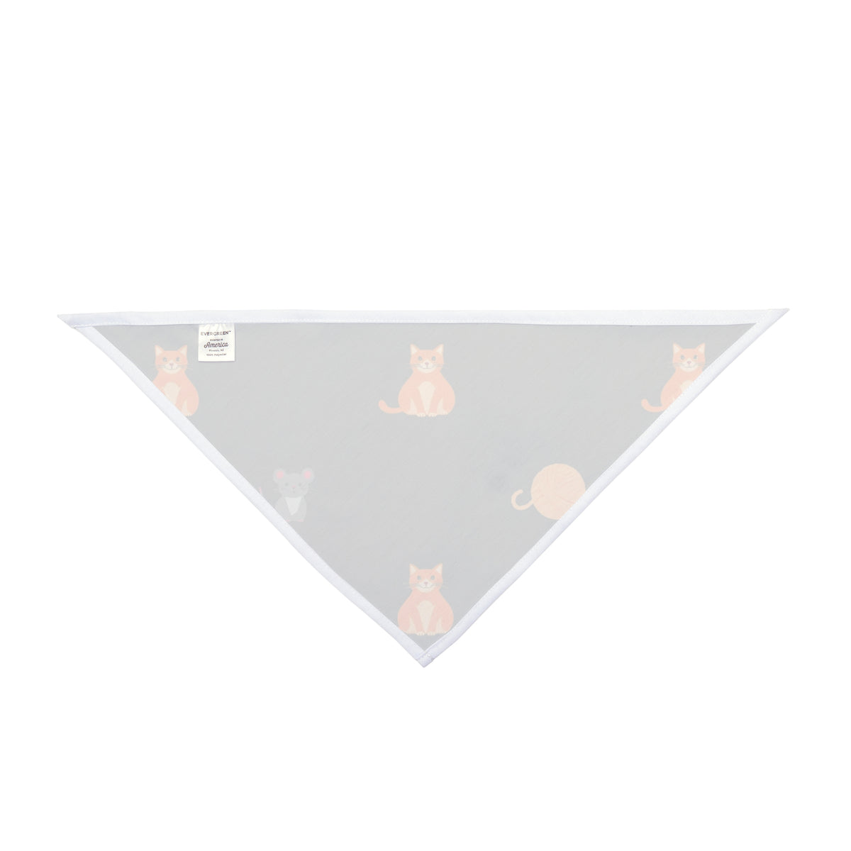 Halloween Cat Bandana – Tabby Cats and Yarn