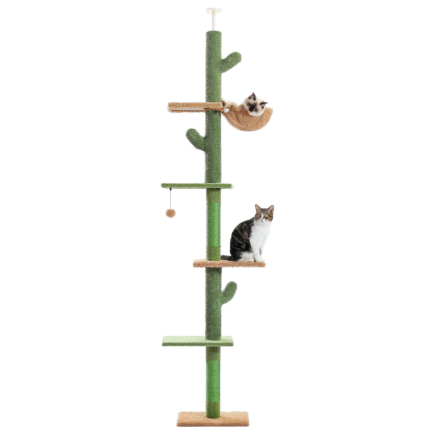 Cat Cactus Tree with Scratching Post modern flower cat tree