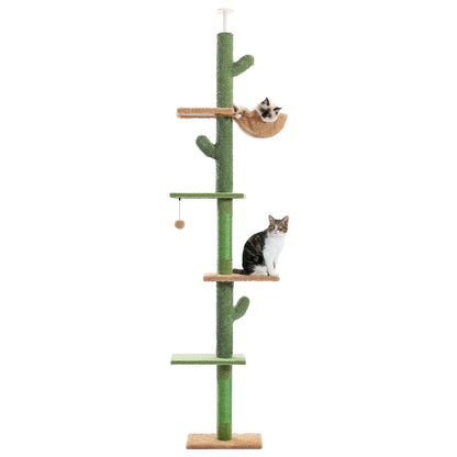 Cat Cactus Tree with Scratching Post modern flower cat tree