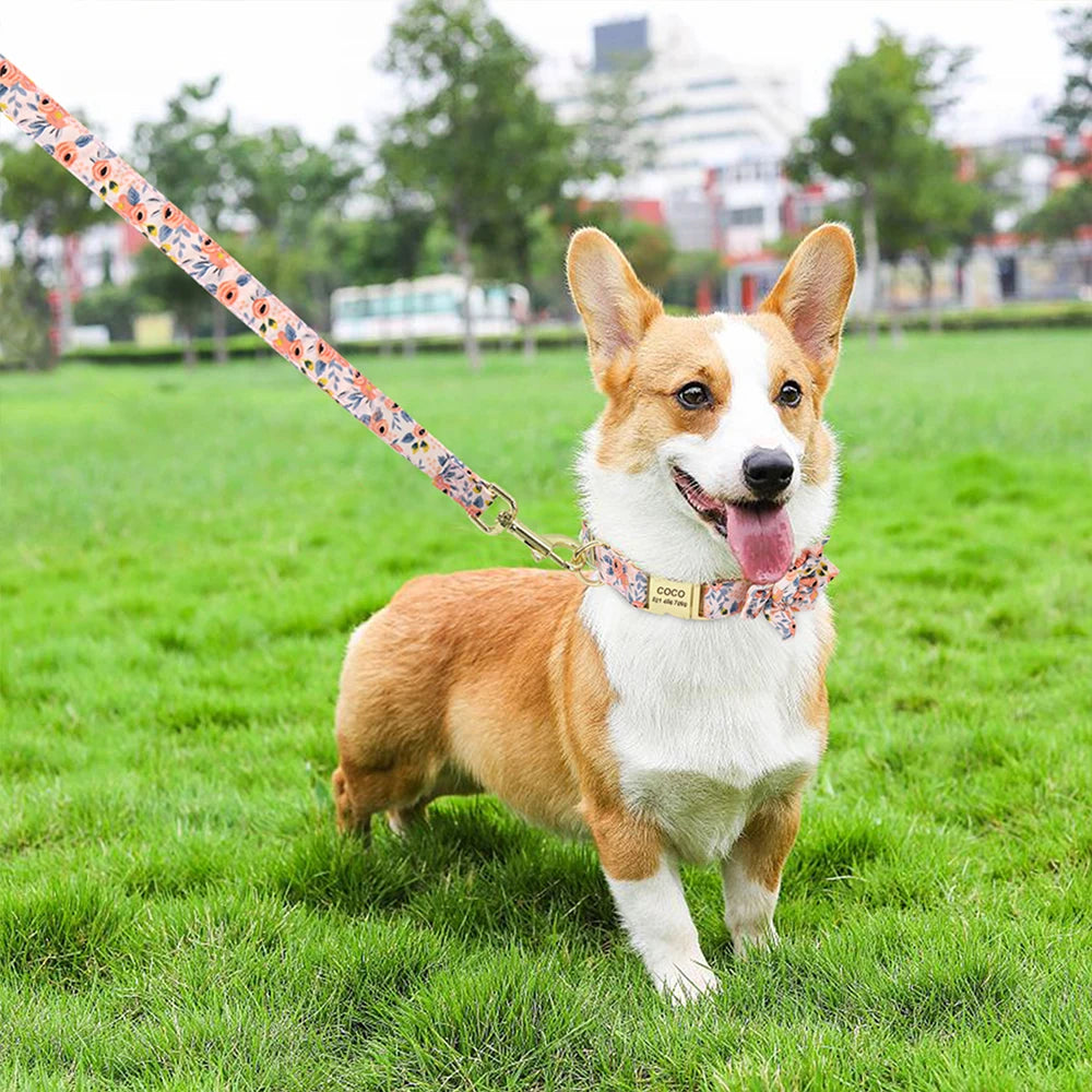 flower collar for dogs | Flora Personalized Dog Collars