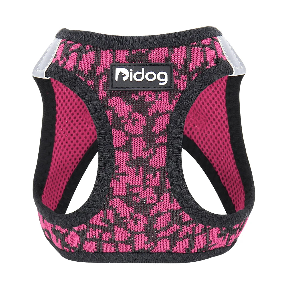 Pink Color No Pull Mesh Pet Harness