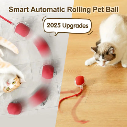 Interactive Cat Toy Ball for Cats smart automatic rolling pet ball