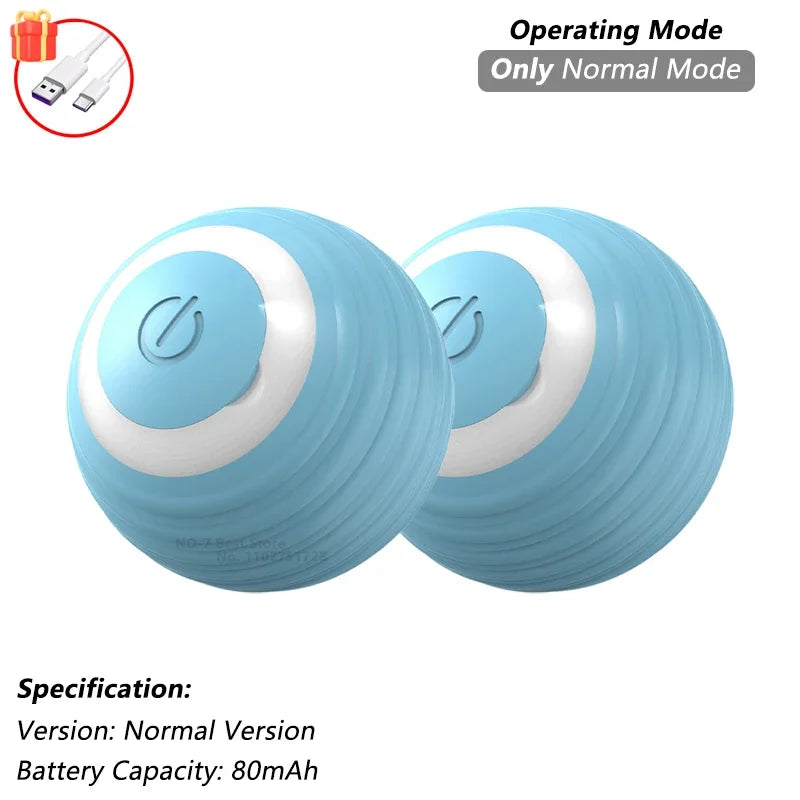 Interactive Cat Toy blue color dual cat ball