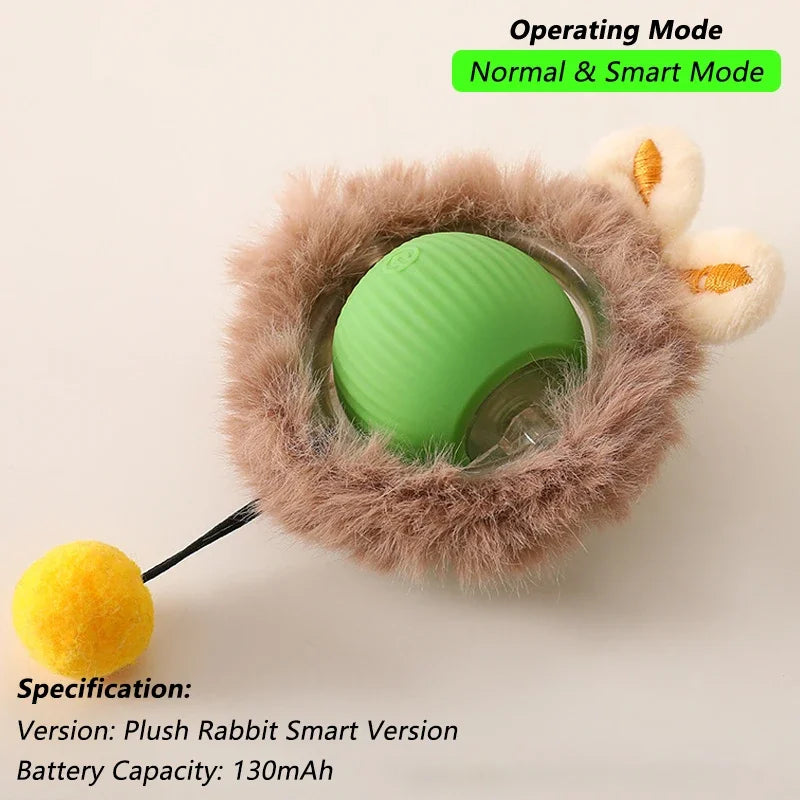 Interactive Cat Toy plus rabbit smart version green color