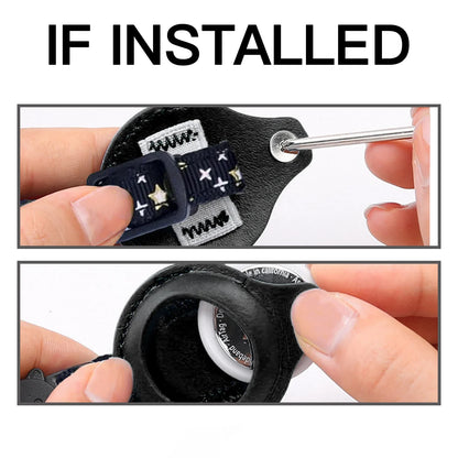 Midnight Galaxy - Breakaway AirTag Cat Collar with Bell how to install